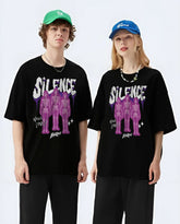 Silent Shadows Oversized Graphic Tee